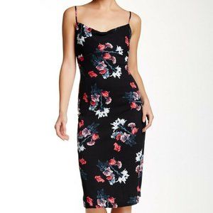 NWT BB Dakota Miriam Floral Midi Dress sz 0 XS